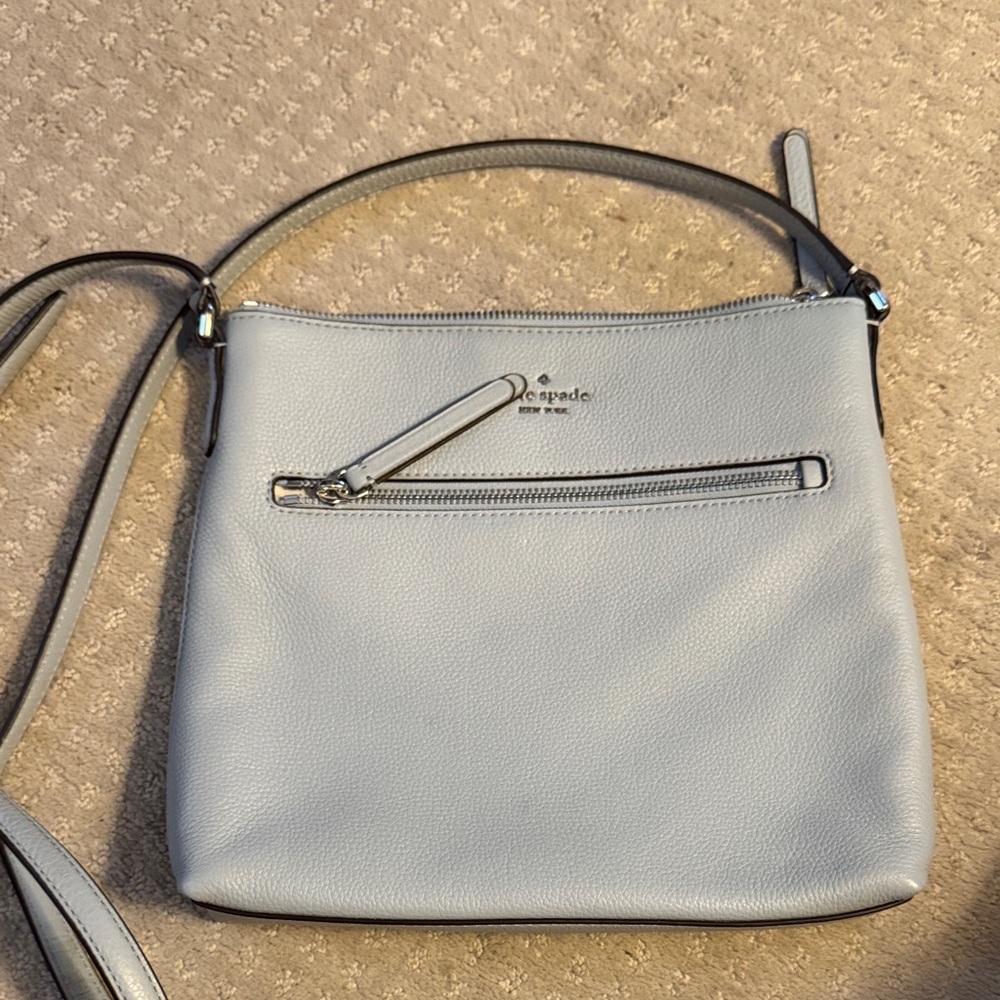 Kate Spade Light Gray Crossbody Bag
